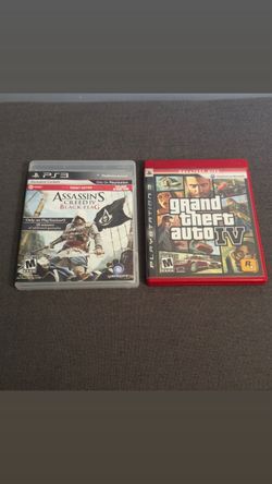 PS3 Game Bundle – AC Black Flag & GTA IV