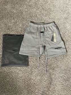 Essential fear of god light oak sweat shorts
