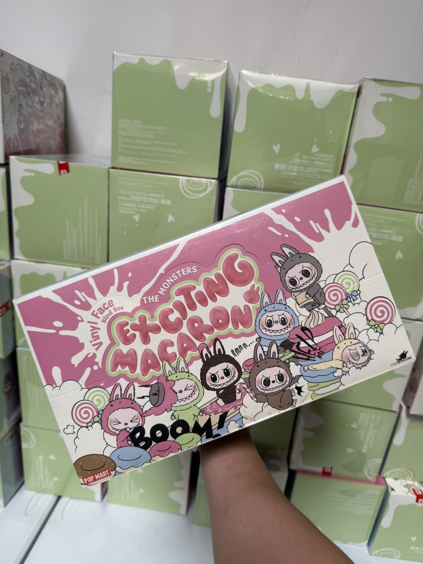 PopMart Labubu The Monsters Exciting Macaron Sealed Cases