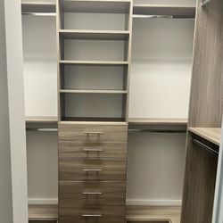Custom Made Cabinets And Shelves For Closets.