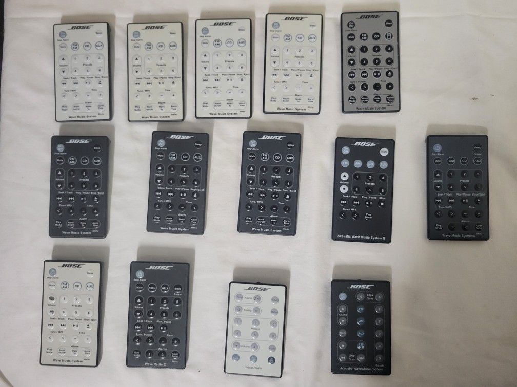 Various Bose Wave Music Remotes