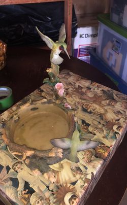 Home interiors Hummingbird candle holders