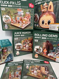 8 Collectible of Labubu Lego Sets