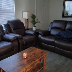Brand New 3 Pcs Sofa Set 