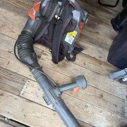 husqvarna back pack blower
