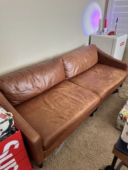 Leather Lincoln Sofa