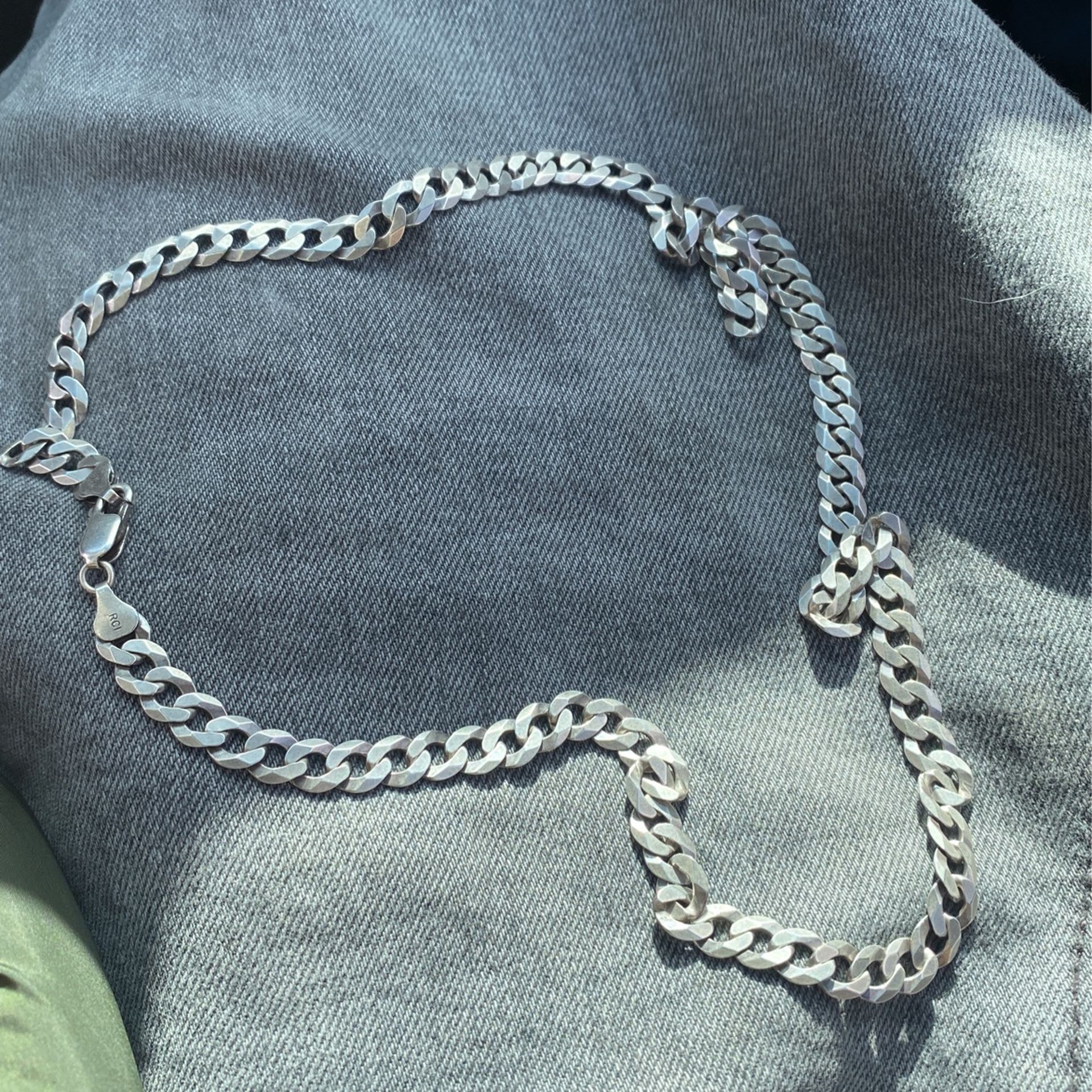 Sterling Silver Franco Chain