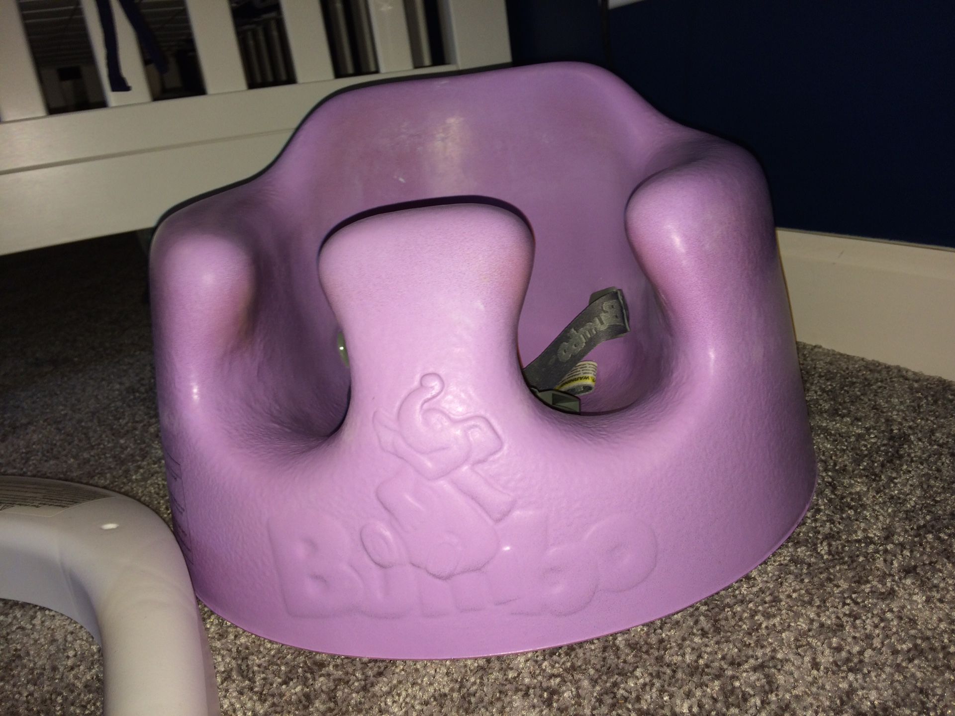 Purple bumbo seat