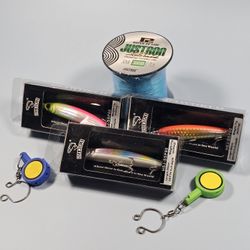 Fisherman Set: Fishing Line, Fish Lures