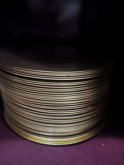 Charger plates - Gold - 200