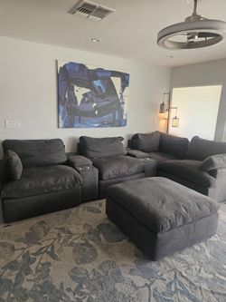 Sectional power recliner by Living Spaces