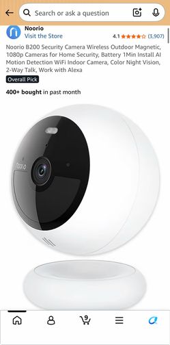 Security Camera - Noorio Spotlight Cam B200