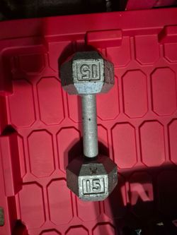 15 pound dumbbell