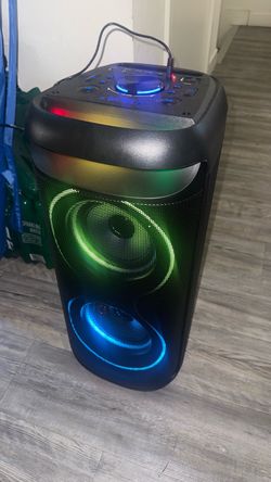 Large Party Tower Bluetooth Speaker with LED Lights
