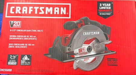 Craftsman V20 6 1/2” cordless circular saw new