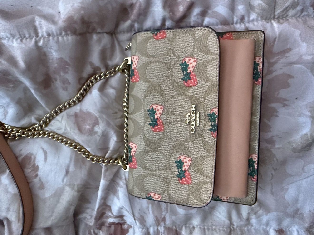 Mini Klare Strawberry Coach Bag