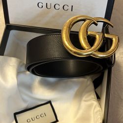 Gold Gucci Belt Men