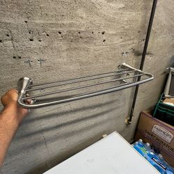 Stainless Steel Towel Shelf 24”