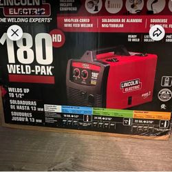 Lincoln Electric Welder 180 HD Pack