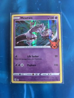 POKEMON MEWTWO 056/172 HOLO RARE TRICK OR TRADE HALLOWEEN LP