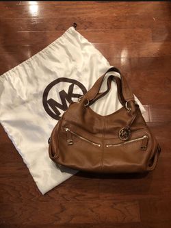 Michael Kors Cognac/Camel Colored Leather Bag/Purse