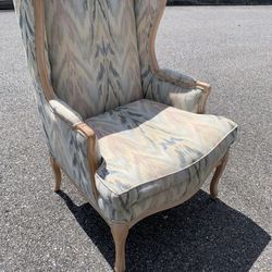 Wingback Upholstered Arm Chair 