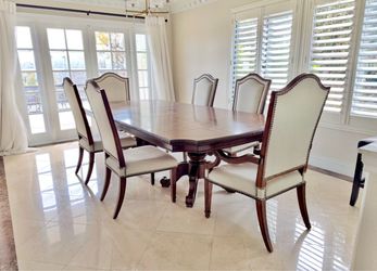 Bassett hardwood dining table