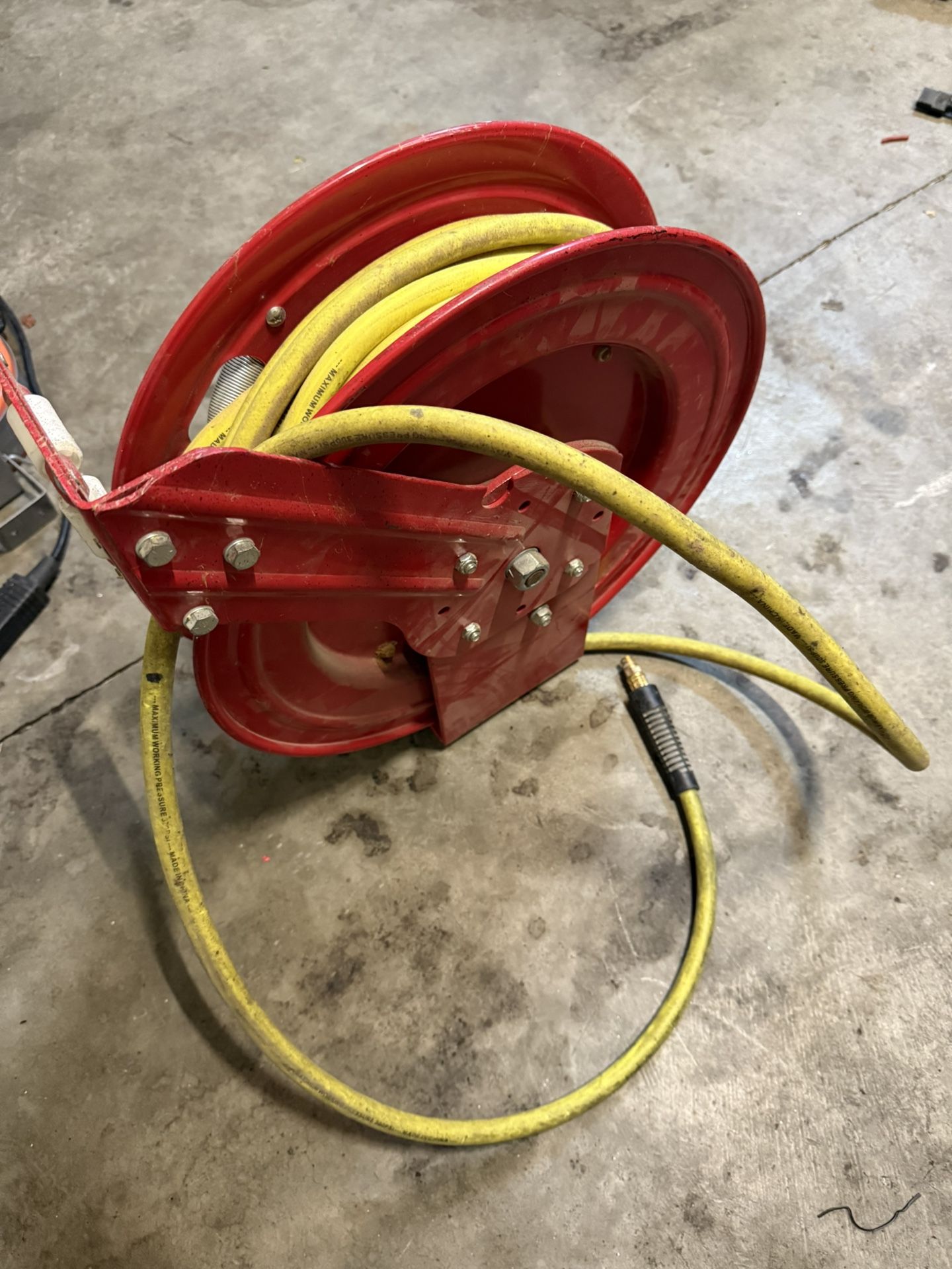 Used Retractable Air Hose Reel