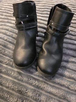 Girls Black Boots