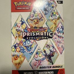 Pokemon Prismatic Evolution 6 pack bundle Factory Sealed Brand New