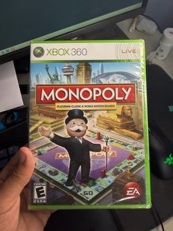 Monopoly Xbox 360 Classic & World Edition Boards (EA) – New Sealed