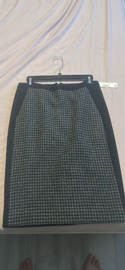J.Crew Houndstooth Pencil Skirt