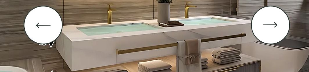 Double Sink 56” Hanging Vanity