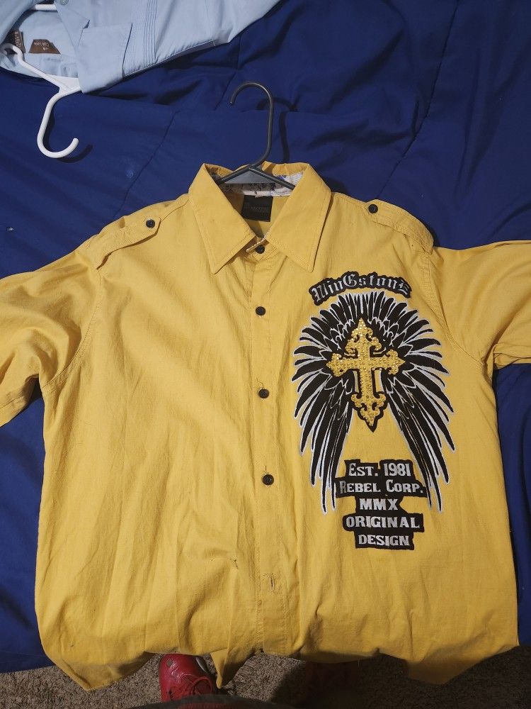 Wingstone Mexico Button Up