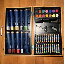 Art Supply Materials Briefcase