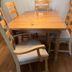 Dining Room Table Set With 5 Chairs