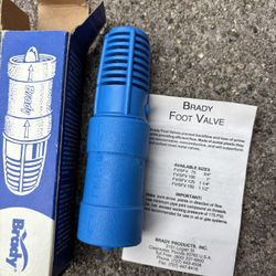 Campbell Foot Valve Brand New 1”