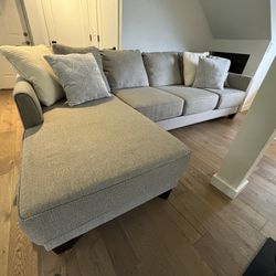 Gently Used Couch With Chaise Lounge