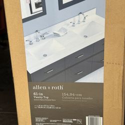 Double vanity sink Allen Roth