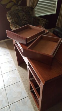 Real wood desk