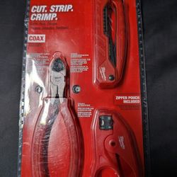 Milwaukee 4pc Coax Install Kit 