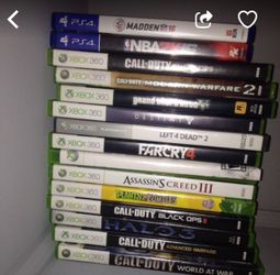 Xbox and PS4 games