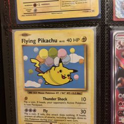 Flying and Surfing Pikachu