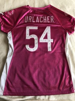 Urlacher women’s pink bears jersey M