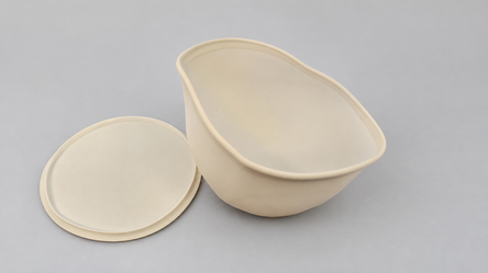 Silicone Mixing Bowl with Lid - White
