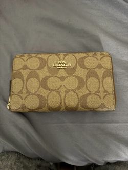 Coach Signature Canvas Wallet and Crossbody Sling Bag