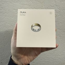 Oura Ring Gold Size 9 Brand New
