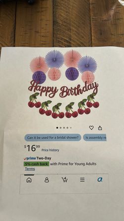 Happy Birthday Party Decoration Set