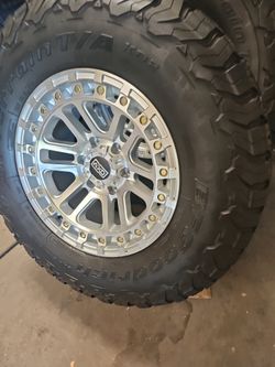 17x9 axd rims 6 lug 6x139 6x5.5 on used tires 285 70 17