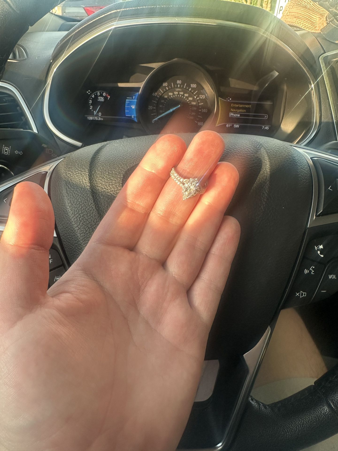 Kay’s Jewelers Pear Shaped, 14k White Gold, .75 Krt Diamond